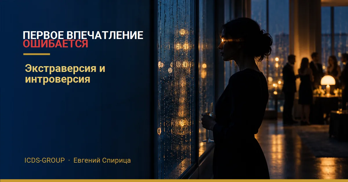 Экстраверсия и интроверсия: женщина у окна в стороне от шумного вечера