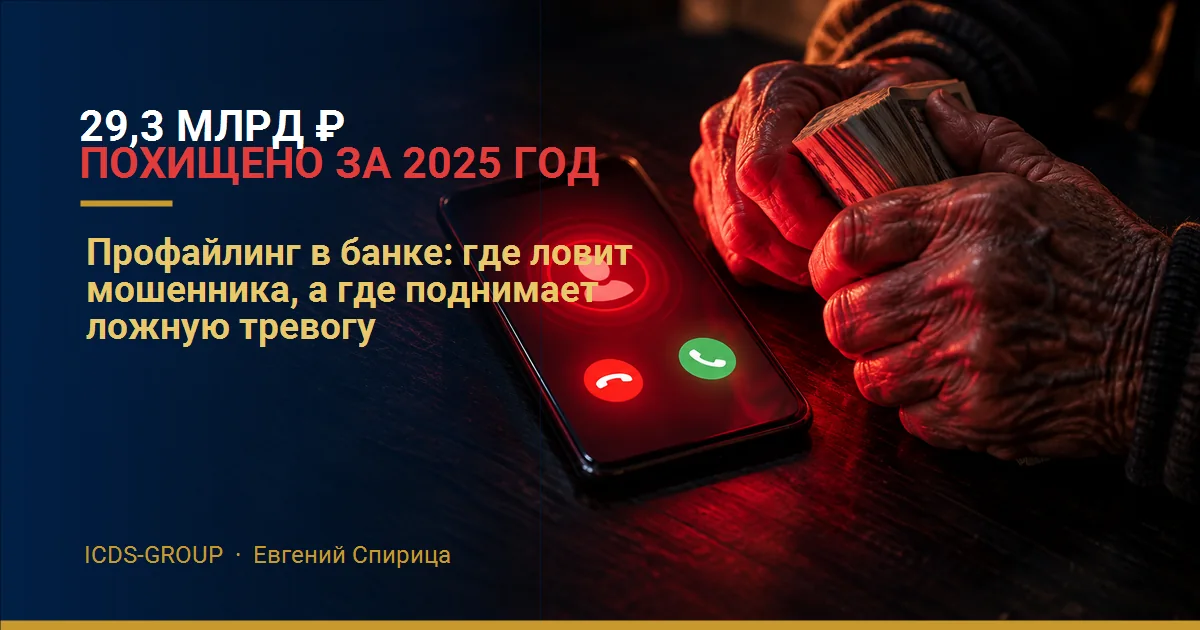 Профайлинг в банке: руки пожилого клиента с деньгами и телефон с входящим звонком
