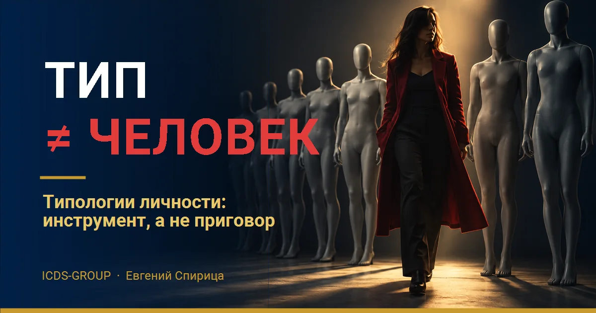 Типологии личности: ряд серых манекенов и один живой человек