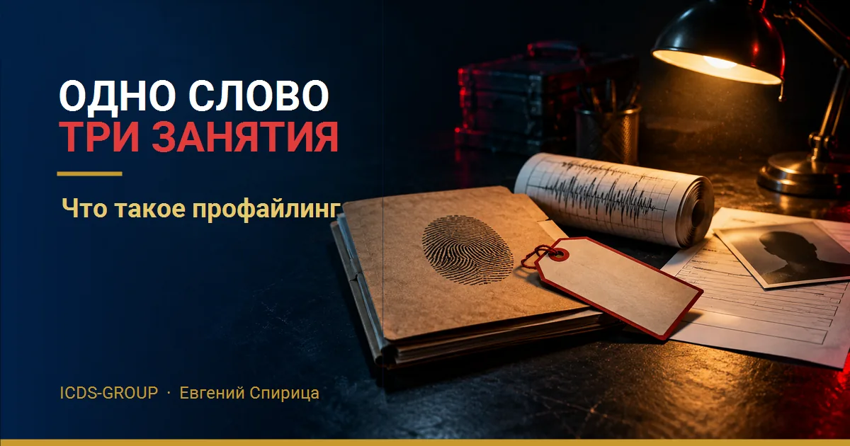 Что такое профайлинг: три занятия с разными предметами под одним названием